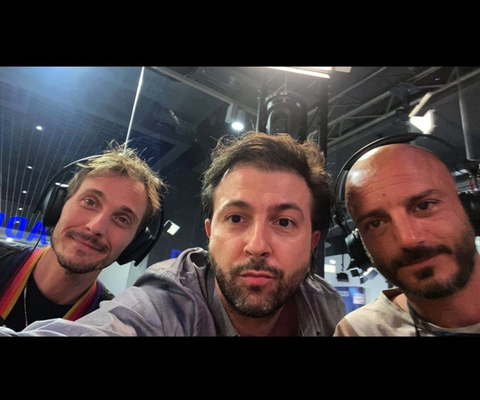 con Nicolas Vaporidis e Eros Galbiati, Notte prima degli esami